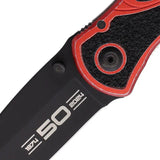 Kershaw Blur Linerlock Assisted Opening Red 50th Anniversary 1670K50W EDC Knife For Everyday Carry by Kershaw