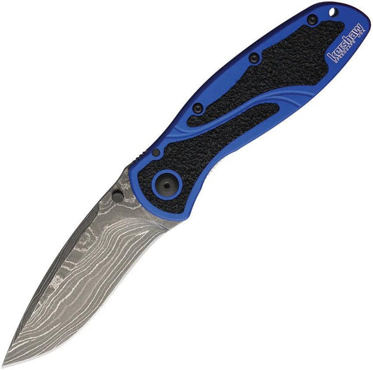 Kershaw Blur Linerlock A/O Blue Dam 1670NBDAM by Kershaw
