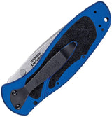 Kershaw Blur Linerlock Assisted Opening Knife Navy Blue 3.5in Sandvik 14C28N for EDC with SpeedSafe and TracTec by Kershaw