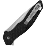 Kershaw Shoreline Linerlock Assisted Opening Knife For EDC Enthusiasts 3In Stonewash 8Cr13MoV by Kershaw