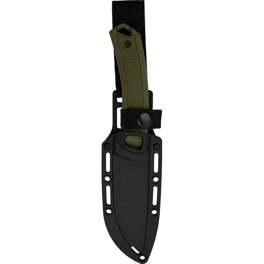 Kershaw Deschutes Skinner Knife with D2 Tool Steel Blade 4 Inch Full Tang Green Handle Rugged Outdoor Hunters by Kershaw