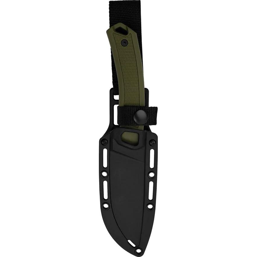 Kershaw Deschutes Skinner Knife with D2 Tool Steel Blade 4 Inch Full Tang Green Handle Rugged Outdoor Hunters by Kershaw