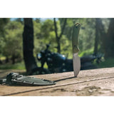 Kershaw Deschutes Skinner Knife with D2 Tool Steel Blade 4 Inch Full Tang Green Handle Rugged Outdoor Hunters by Kershaw