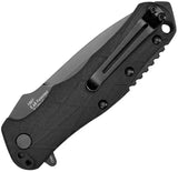 Kershaw RJ Tactical Knife With SpeedSafe Assisted Opening 3In Drop Point Blade 8Cr13MoV For EDC by Kershaw