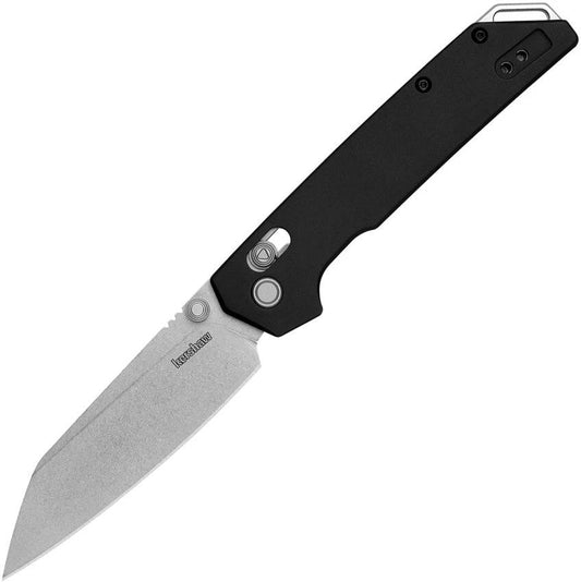 Kershaw Iridium DuraLock Black Knife For EDC Enthusiasts With D2 Tool Steel Reverse Tanto Blade by Kershaw