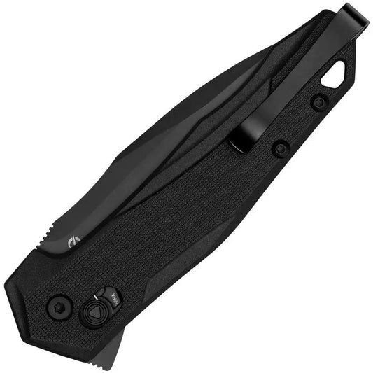 Kershaw Monitor DuraLock EDC Knife With D2 Tool Steel Blade And KVT Bearings Pocket Clip Extended Tang by Kershaw