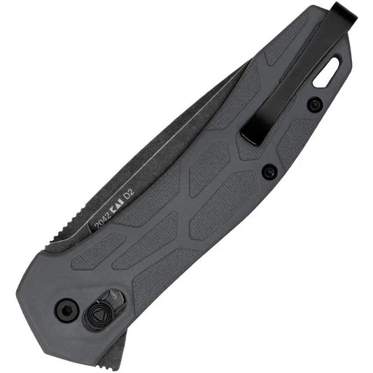 Kershaw Covalent DuraLock Folding Knife 3.25in D2 Blade Gray Glass Filled Nylon Handle EDC by Kershaw