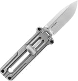 Kershaw Cybernet Sliding Button Lock Knife For EDC Enthusiasts, 3.5in Closed, Stonewash D2 Blade by Kershaw
