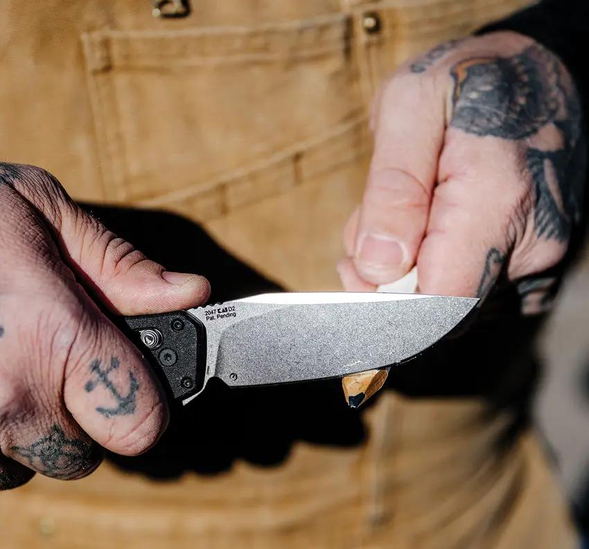 Kershaw Layup DuraLock Black Pocket Knife D2 Tool Steel Blade 4.5 Inch Closed EDC Everyday Carry by Kershaw