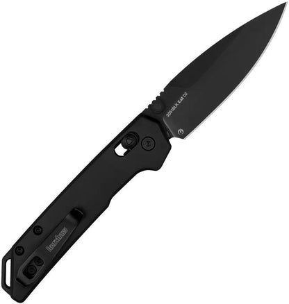Kershaw Mini Iridium Dura Lock EDC Knife With D2 Blade Pocket Clip Black Aluminum Handle by Kershaw