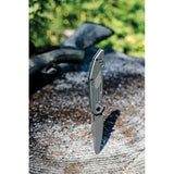 Kershaw Terran Framelock Assisted Opening Knife For EDC With 3.13in Bead Blast 8Cr13MoV Blade by Kershaw