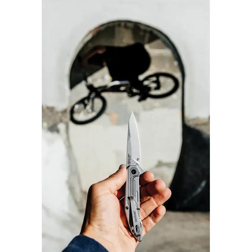 Kershaw Terran Framelock Assisted Opening Knife For EDC With 3.13in Bead Blast 8Cr13MoV Blade by Kershaw