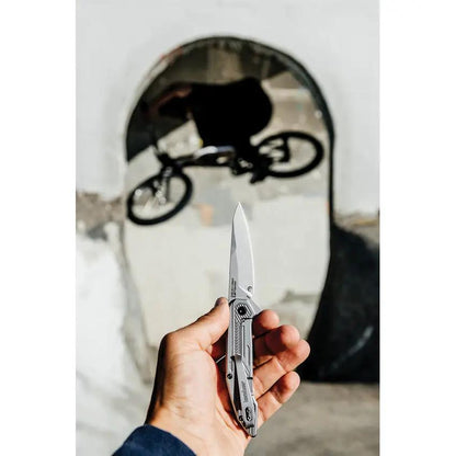 Kershaw Terran Framelock Assisted Opening Knife For EDC With 3.13in Bead Blast 8Cr13MoV Blade by Kershaw