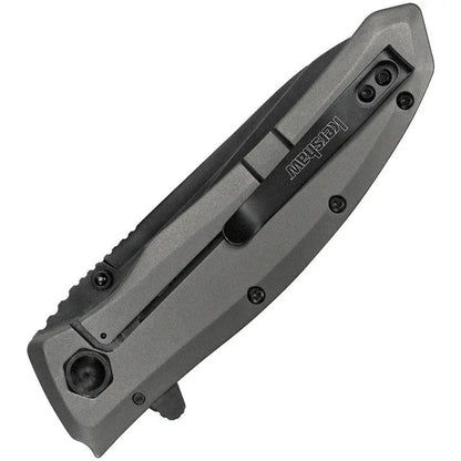 Kershaw Grid Framelock Assisted Opening EDC Knife With 3.5 Inch Black Oxide Blade Pro by Kershaw