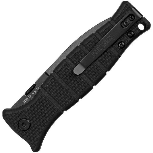 Kershaw XCOM Linerlock Folding Knife 3.5 Inch Blade 8Cr13MoV Black GFN Handle EDC Enthusiasts by Kershaw