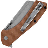 Kershaw Static Linerlock Micarta 3445MCB D2 Blade Extended Tang EDC Knife Enthusiasts by Kershaw