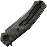 Kershaw Concierge Linerlock Micarta 4020MIG D2 Blade BlackWash For EDC Enthusiasts by Kershaw