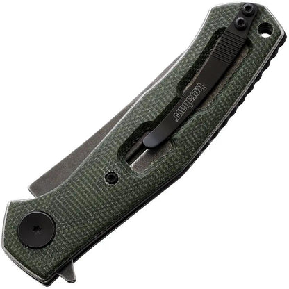 Kershaw Concierge Linerlock Micarta 4020MIG D2 Blade BlackWash For EDC Enthusiasts by Kershaw