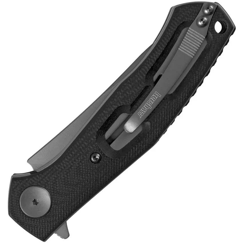 Kershaw Concierge Liner Lock Knife 3.25in Blade Gray Titanium Coated 8Cr13MoV G10 Handle EDC Ready by Kershaw