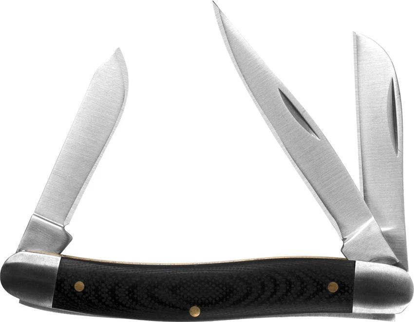Kershaw Brandywine Folder 4382 EDC Knife With Dual Spey And Sheepsfoot Blades Black G10 by Kershaw
