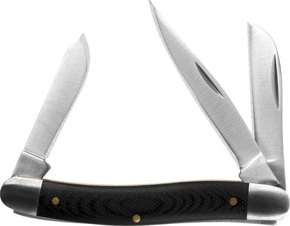 Kershaw Brandywine Folder 4382 EDC Knife With Dual Spey And Sheepsfoot Blades Black G10 by Kershaw