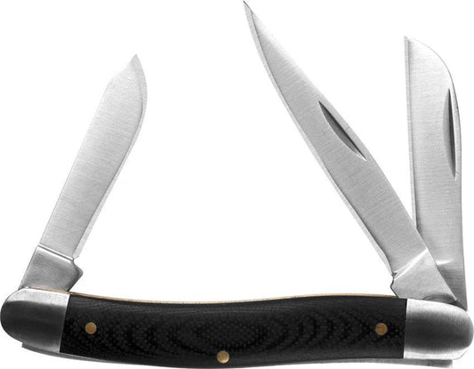 Kershaw Brandywine Folder 4382 EDC Knife With Dual Spey And Sheepsfoot Blades Black G10 by Kershaw