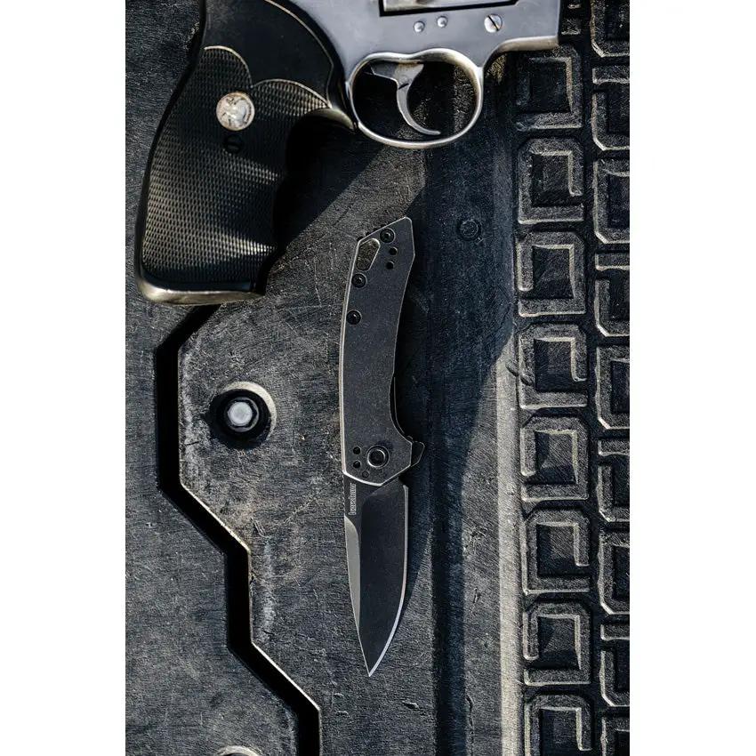 Kershaw Radar Framelock AO 5560 Assisted Opening EDC Knife With BlackWash Finish by Kershaw