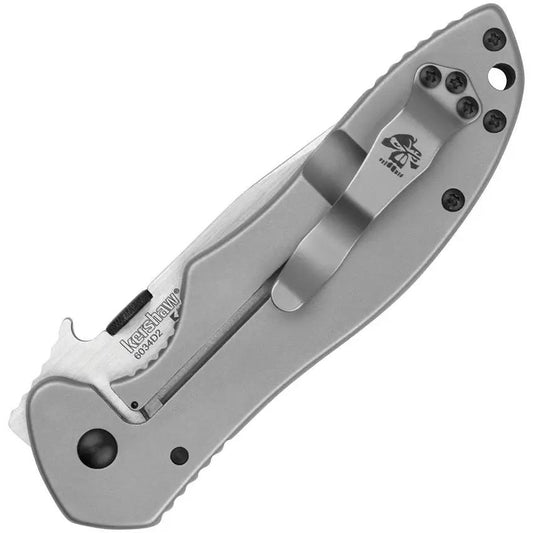 Kershaw Emerson CQC-6K Framelock Knife D2 6034D2 4.5in Closed 3.25in Blade Wave Opening G10 Bead Blast Finish EDC by Kershaw