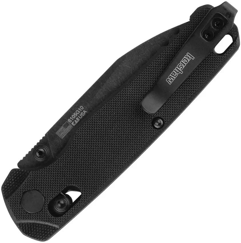 Kershaw Bel Air DuraLock Black G10 EDC Knife With MagnaCut Blade For Everyday Carry Pros by Kershaw