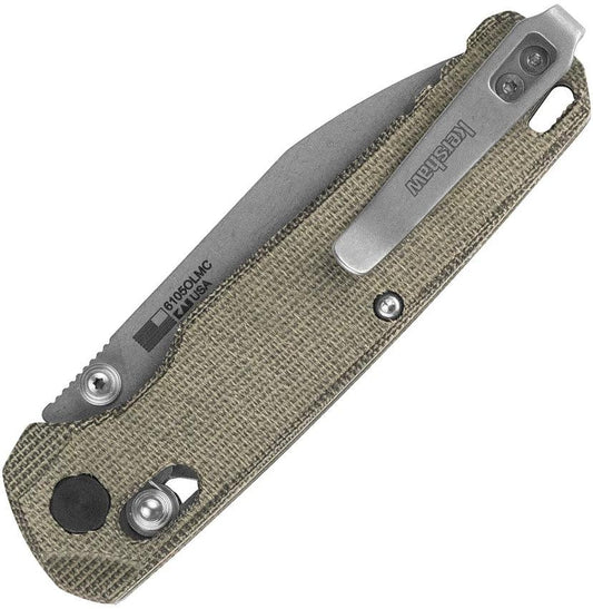 Kershaw Bel Air DuraLock Green Micarta MagnaCut Knife For Everyday Carry Enthusiasts by Kershaw