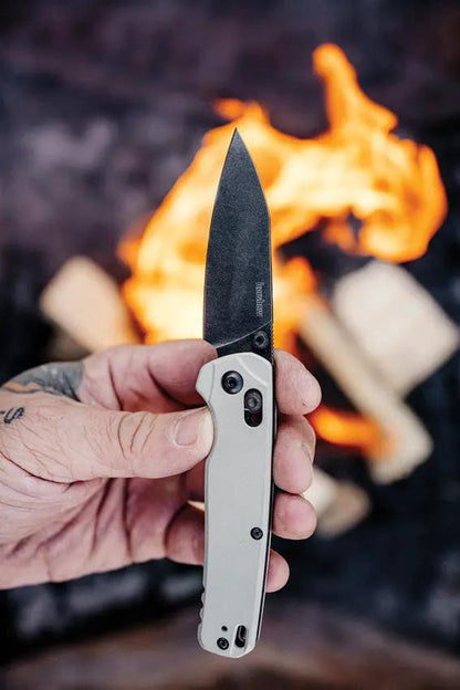 Kershaw Bel Air DuraLock EDC Knife With MagnaCut Blade And BlackWash Finish For Everyday Carry Enthusiasts by Kershaw