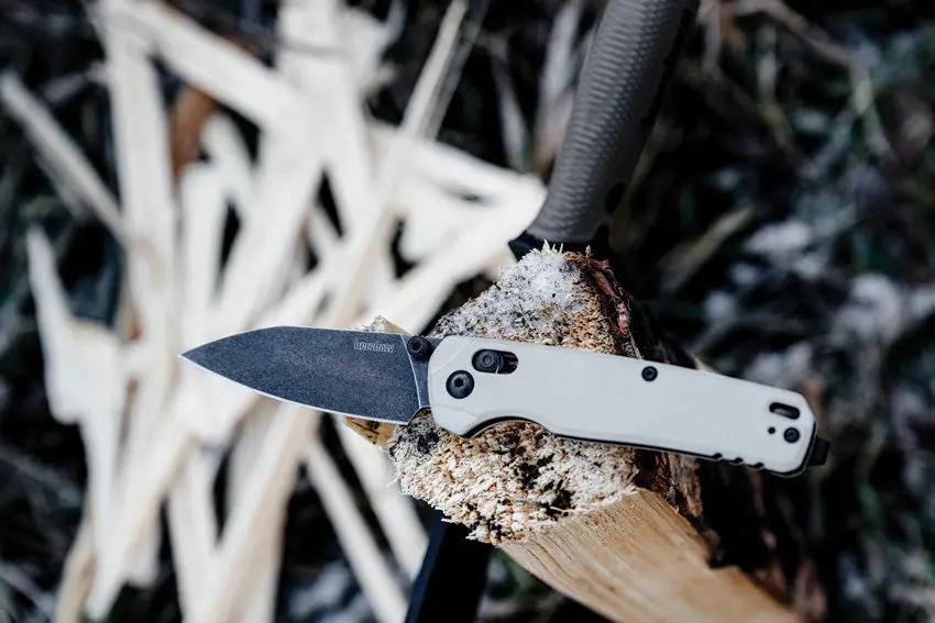 Kershaw Bel Air DuraLock EDC Knife With MagnaCut Blade And BlackWash Finish For Everyday Carry Enthusiasts by Kershaw