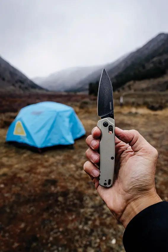 Kershaw Bel Air DuraLock EDC Knife With MagnaCut Blade And BlackWash Finish For Everyday Carry Enthusiasts by Kershaw