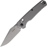 Kershaw Bel Air DuraLock Clip Gray EDC Knife With MagnaCut 3 In Blade 4.25 In Closed by Kershaw