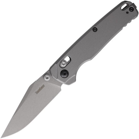 Kershaw Bel Air DuraLock Clip Gray EDC Knife With MagnaCut 3 In Blade 4.25 In Closed by Kershaw