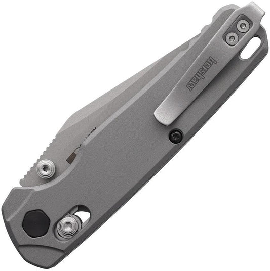 Kershaw Bel Air DuraLock Clip Gray EDC Knife With MagnaCut 3 In Blade 4.25 In Closed by Kershaw