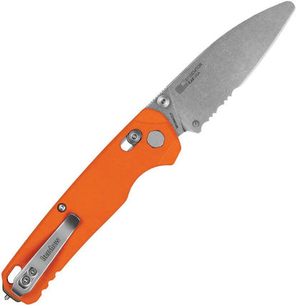 Kershaw Bel Air EMT DuraLock Knife With MagnaCut Blade Orange G10 Glass Breaker Included by Kershaw