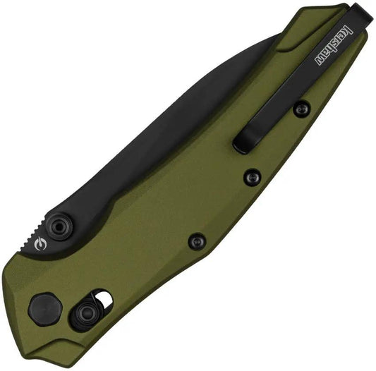 Kershaw Bareknuckle DuraLock OD Green CPM MagnaCut Sheepsfoot EDC Knife For Everyday Carry Enthusiasts by Kershaw