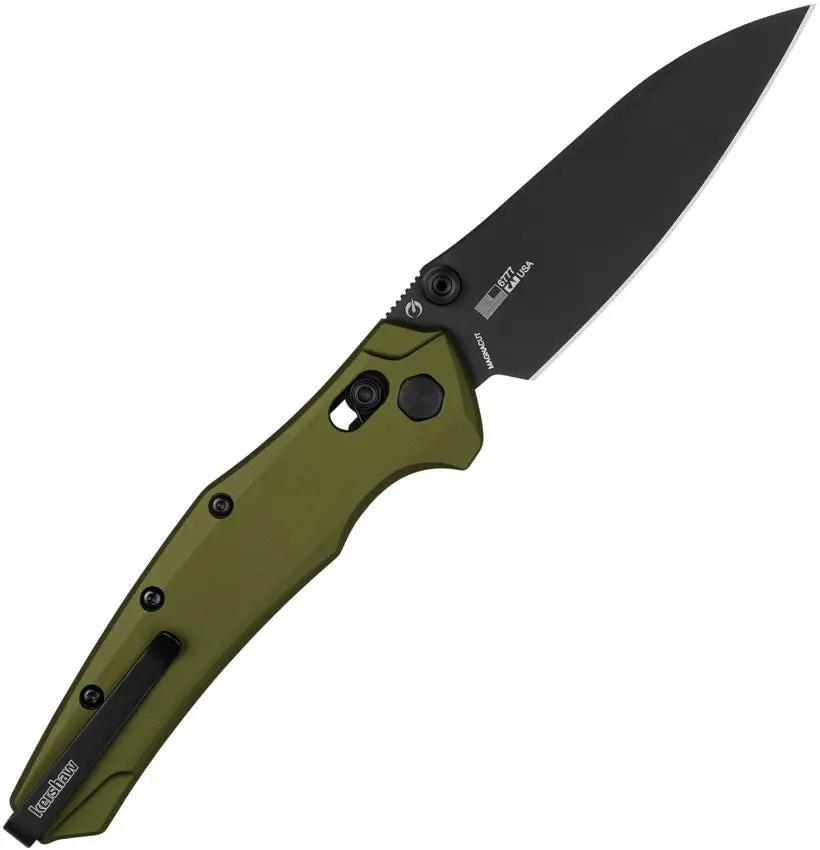 Kershaw Bareknuckle DuraLock OD Green CPM MagnaCut Sheepsfoot EDC Knife For Everyday Carry Enthusiasts by Kershaw