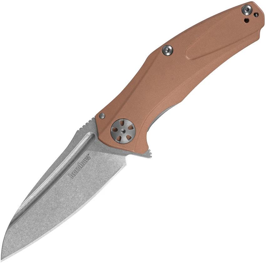 Kershaw Natrix Copper Sub Framelock Knife 7006CU for EDC Enthusiasts with D2 Blade Copper Handle KVT Bearings by Kershaw