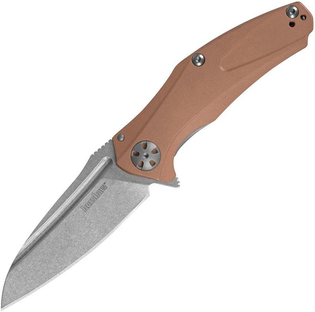 Kershaw Natrix Copper Sub Framelock Knife 7006CU for EDC Enthusiasts with D2 Blade Copper Handle KVT Bearings by Kershaw