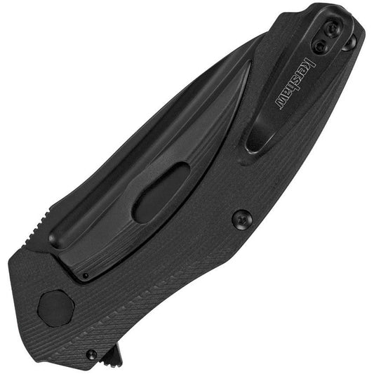 Kershaw Natrix Sub-Framelock Folding Knife Premium 8Cr13MoV Blade Black G10 Handle KVT Opening For EDC by Kershaw