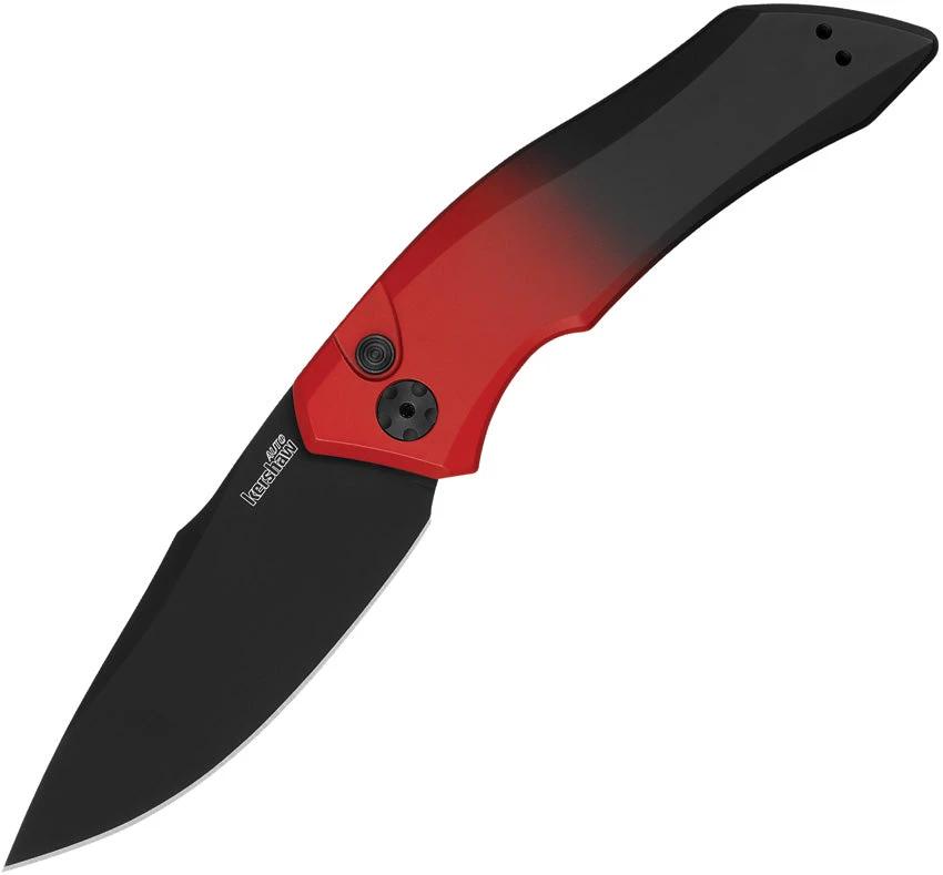 Kershaw Auto Launch 1 Button Lock Knife MagnaCut 3.5in Blade Aluminum Black Oxide Handle EDC Tactical by Kershaw