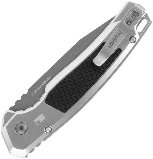 Kershaw Auto Launch 21 Button Lock Knife RAW CPM M4 Gray PVD Premium High Performance Blade For EDC Enthusiasts by Kershaw