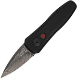 Kershaw Auto Launch Four Button Lock Knife With Damascus Blade And Black Handle For EDC Fans by Kershaw
