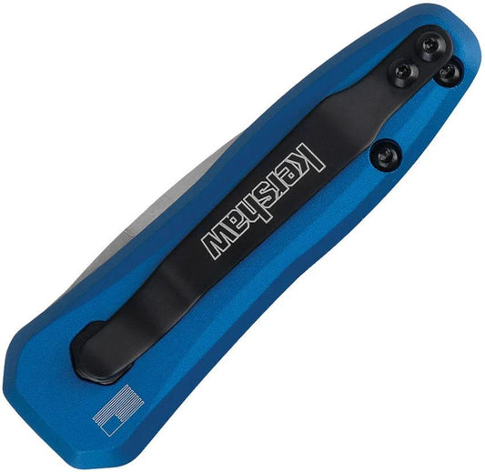 Kershaw Auto Launch 4 Button Lock Blue 7500OL Automatic Opening EDC Knife CPM 154 Satin Blade For EDC Enthusiasts by Kershaw