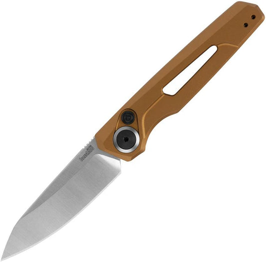 Kershaw Auto Launch 11 Button Lock Automatic Folding Knife For EDC Enthusiasts CPM154 Bronze Aluminum Handle by Kershaw