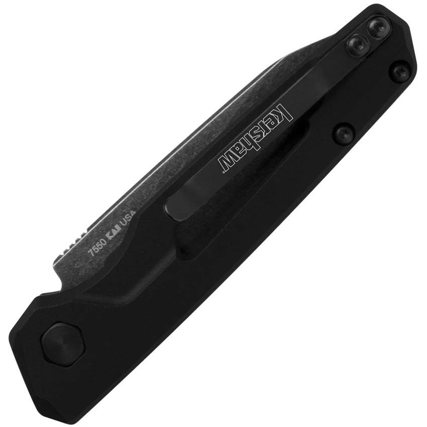 Kershaw Auto Launch 11 Button Lock Knife For EDC Automatic Opening CPM 154 BlackWash Aluminum Handle by Kershaw