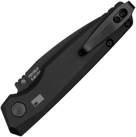 Kershaw Auto Launch 18 Button Lock EDC Knife Automatic Opening CPM154 Blade Black Aluminum Handle by Kershaw