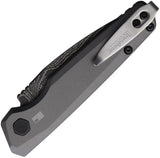 Kershaw Auto Launch 18 Damascus Automatic Knife With Gray Aluminum Handle For EDC by Kershaw
